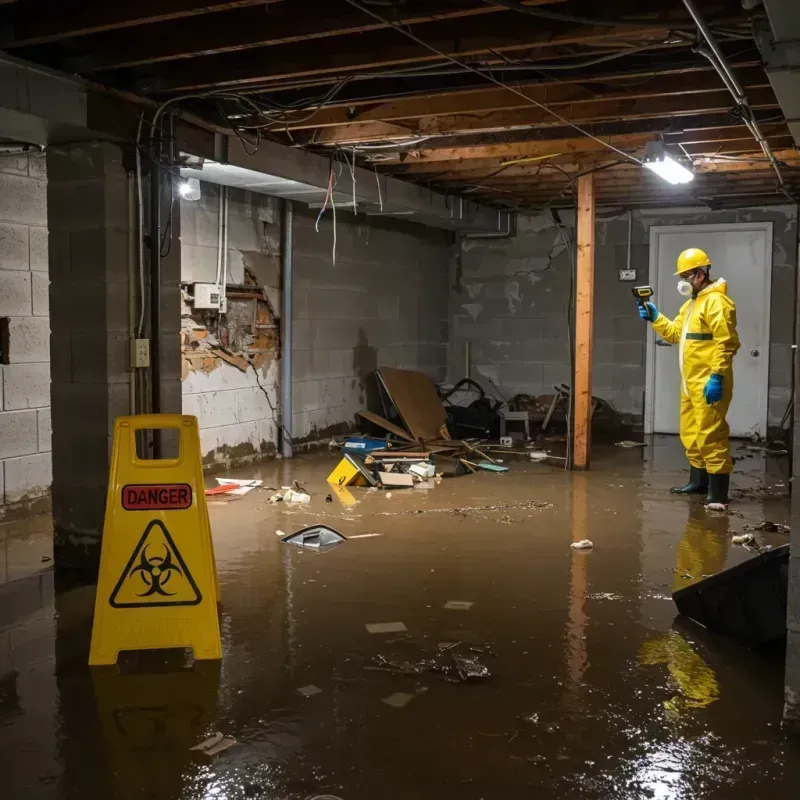 Flooded Basement Electrical Hazard in Missoula County, MT Property